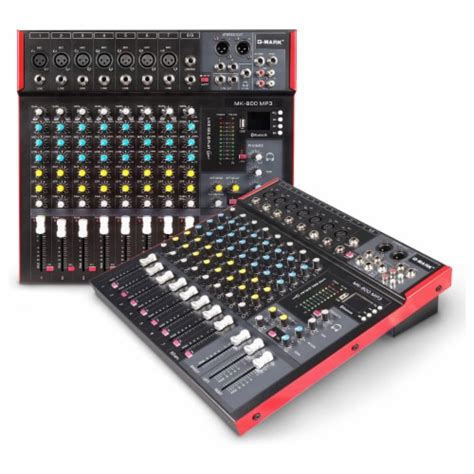 G Mark Mk Mp Professional Stage Channel Audio Mixer Console With