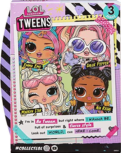 L O L Surprise Tweens Series 3 Nia Regal Fashion Doll With 15