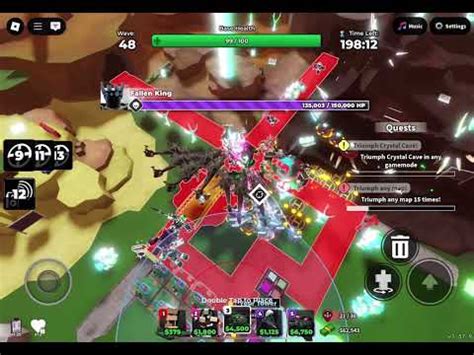 Roblox TDS HARDCORE WAVE 45 50 YouTube