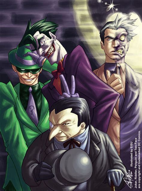 Batman Rogues Gallery By Eisu On Deviantart