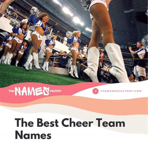 270+ Cool Cheer Team Names for Your Squad