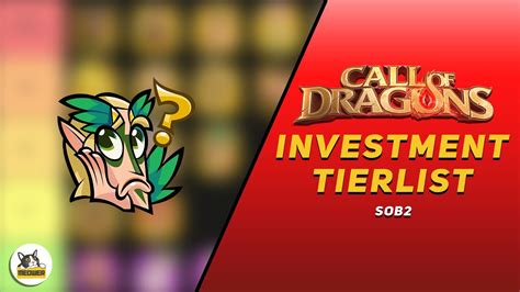 Commander INVESTMENT PRIORITY SoB2 Call Of Dragons YouTube