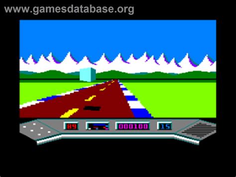 Elektraglide Amstrad CPC Artwork In Game