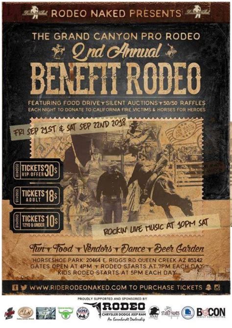 Rodeo Naked Presents The 2nd Annual Benefit Rodeo In Queen Creek Arizona Cowboy Lifestyle