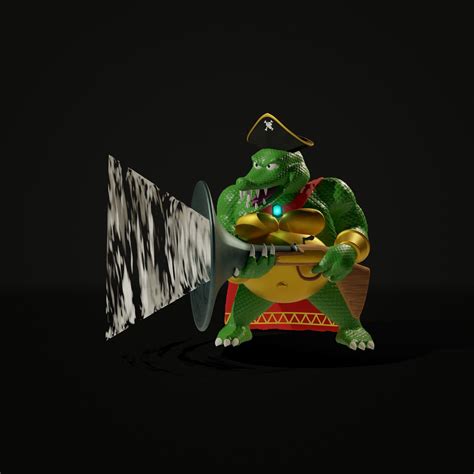 King K Rool Smash Bros Ultimate 3D model 3D printable | CGTrader