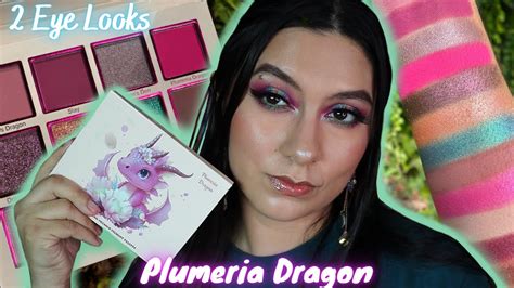 SUGAR DRIZZLE PLUMERIA DRAGON PALETTE 2 EYE LOOKS SWATCHES YouTube