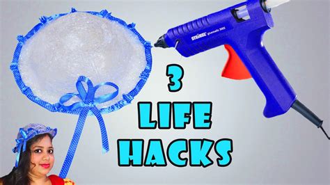Wonderful Hot Glue Gun Life Hacks Wonderful Things Can Be Made With A Hot Glue Gun YouTube