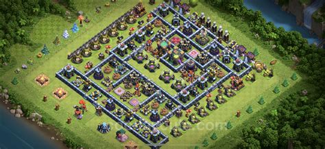 Farming Base Th14 With Link Hybrid Anti Everything Clash Of Clans