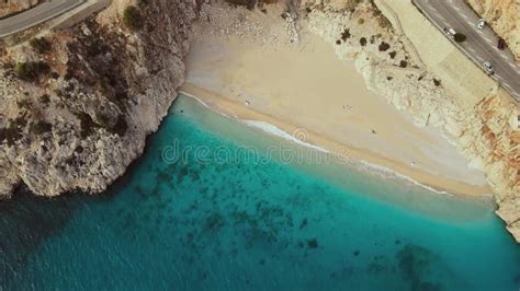 Turkish Beach Summer Holiday On Kaputas Beach In Resort Turkey Stock