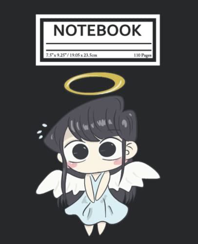 Notebook Komí Cant Communịcate Anime Manga Chibi Angel 110 Pages