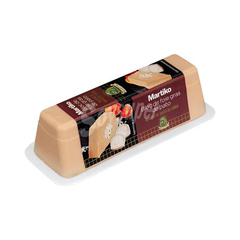 Martiko Bloc Foie Gras De Pato Relleno De Queso Cabra Paquete 125 G