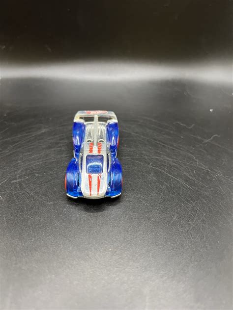 Hot Wheels Super Chromes Electrack Blue Silver Edition W Red Wheels EBay