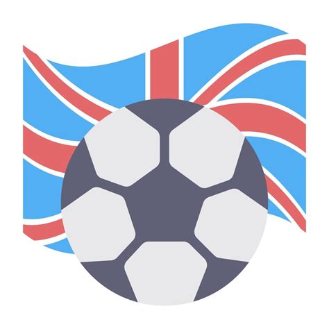 British national game icon, flat design of British sports 10289089 ...