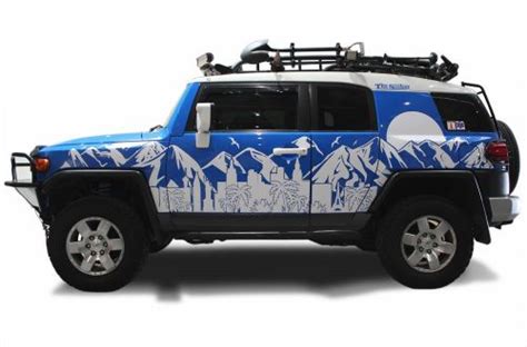 Buy Toyota Fj Cruiser Custom Vinyl Graphics Decal Wrap Kit 2007 2014