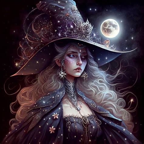 Witch And Stars By Richardsche1008 On Deviantart