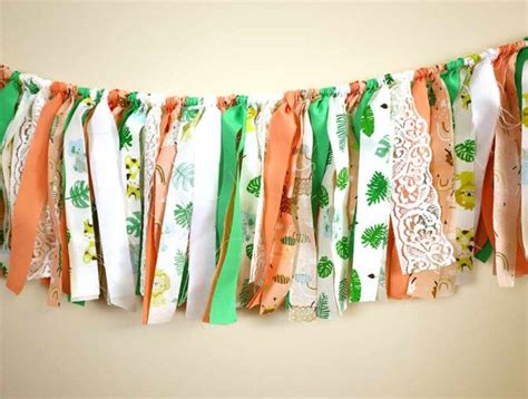 Diy Fabric Garland Easy No Sew Diy Hello Sewing