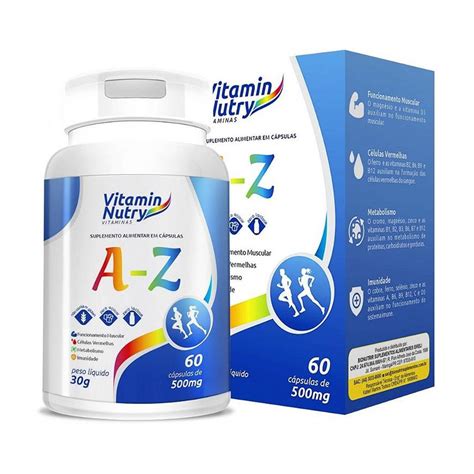 Multivitam Nico A Z Vitamin Nutry Energia Do Corpo