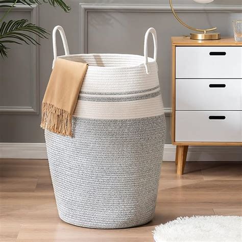 Buy Youdenova 105l Extra Large Woven Laundry Hamper Basket With Heavy