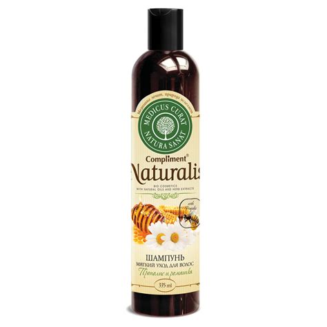 Compliment Naturalis Шампунь мягкий уход для волос "Прополис и ромашка ...