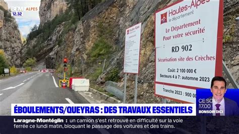 Éboulements dans le Queyras des travaux de sécurisation essentiels