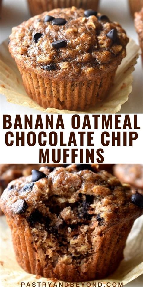 Banana Oatmeal Chocolate Chip Muffins Artofit