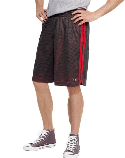 86599 Champion Authentic Full Court Mesh Basketball Shorts With Pockets