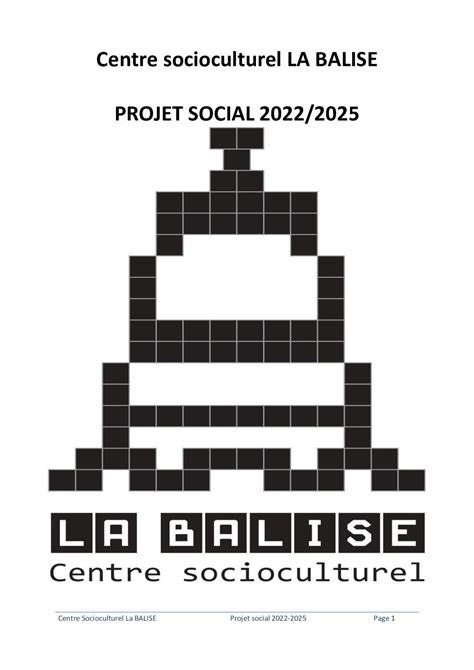 Calaméo Projet Social 2022 2025 15 10 21