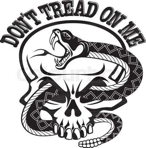 Dont Tread On Me Snake Tattoo