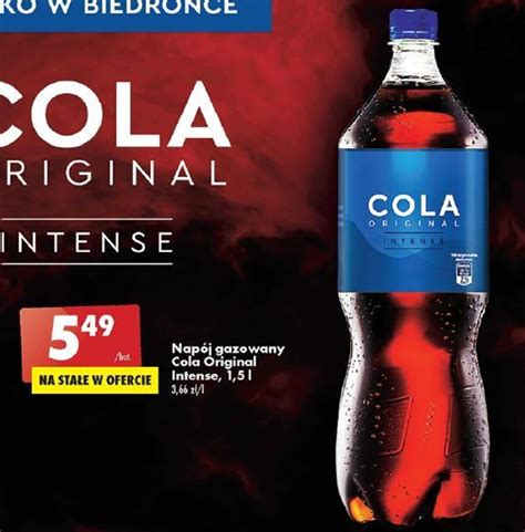 Promocja Nap J Gazowany Cola Original Intense L W Biedronka