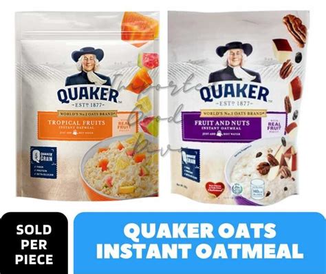 Quaker Instant Oats Fruit And Nutstropical Fruits 350g Shopee Philippines