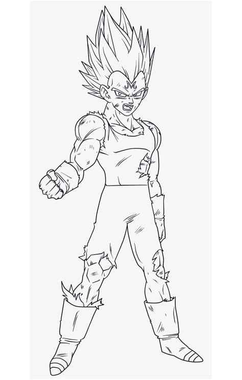 Coloriage Vegeta Dragon Ball Z Télécharger Et Imprimer Gratuit Sur Coloriageenfantcom