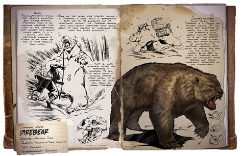 Ark Survival Evolved Dossiers Direbear By Djdinojosh On Deviantart