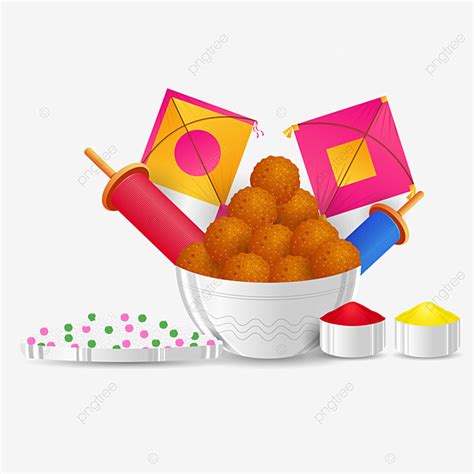 Makar Sankranti Kites Vector PNG Images, Tilgul Kites Makar Sankranti Elements, Tilgul Laddu ...