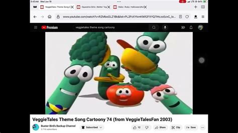 Veggietales Theme Song Cartoony 56 Youtube