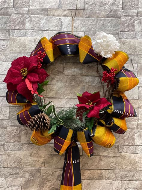 African Wreath African Decor African Christmas Wreath Ethnic Wreath