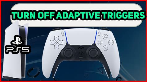 Ps5 How To Turn Off Adaptive Triggers Youtube