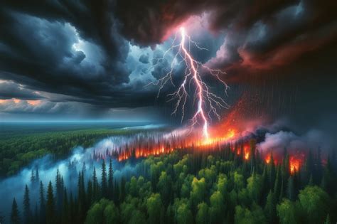 Boreal Forests At Risk Lightning Induced Wildfires Threaten Crucial