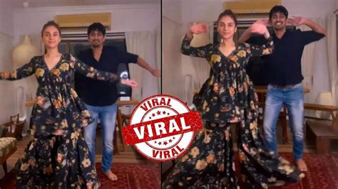 Aditi Rao Hydari And Rumoured Beau Siddharth Dance On Viral Tum Tum