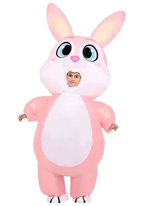 Kid's Pink Bunny Inflatable Costume