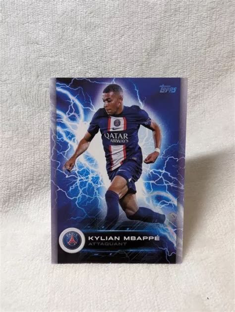 Topps Psg Fan Set Kylian Mbapp Super Electric Pas Eur