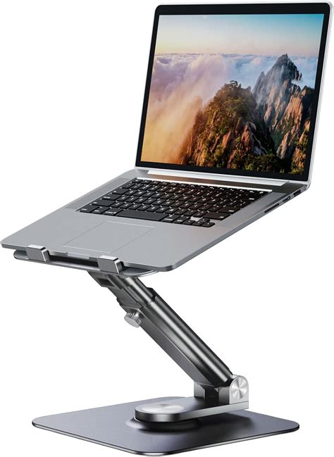 Swivel Adjustable Laptop Stand For Desk Grey Philippines Ubuy