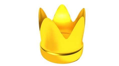 3d Model Crown Vr Ar Low Poly Cgtrader