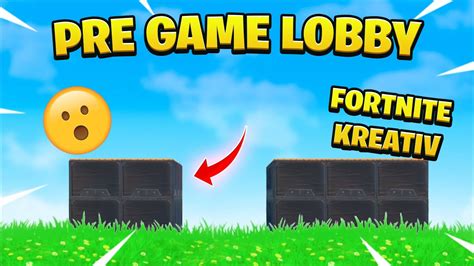 How To Make A Pregame Lobby In Fortnite Creative YouTube