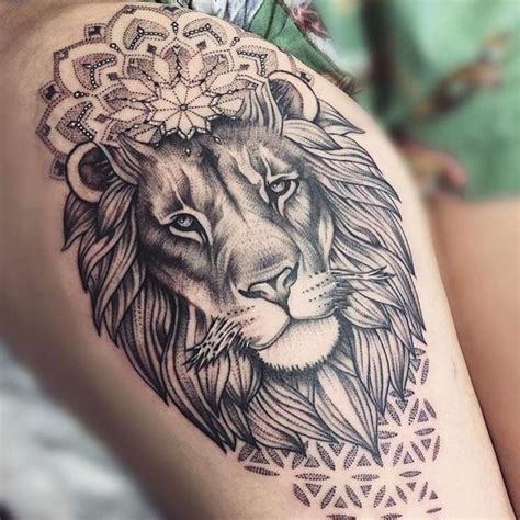 Feminine Lion Tattoo Kickass Things