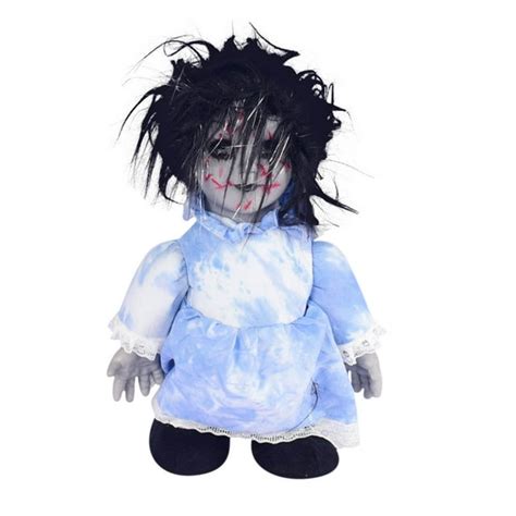 Wadada Halloween Creepy Dolls Scary Voice-Activated Induction Walking Horror Scary Possessed ...