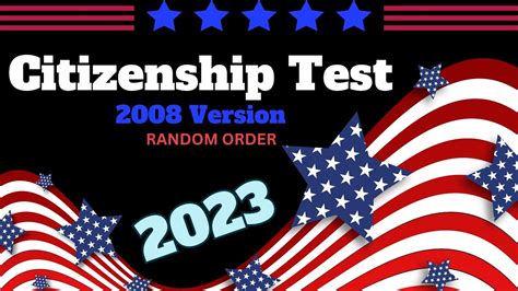 100 Civics Questions 2023 For The US Citizenship Interview 2008