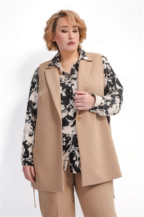 Жилет без боковых швов арт.3677 купить жакеты, бомберы, жилеты большие ...