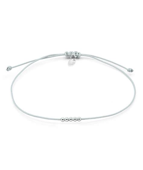 TopazSilverJewelry - Cord bracelet with 925 Sterling silver.(BL-8209)