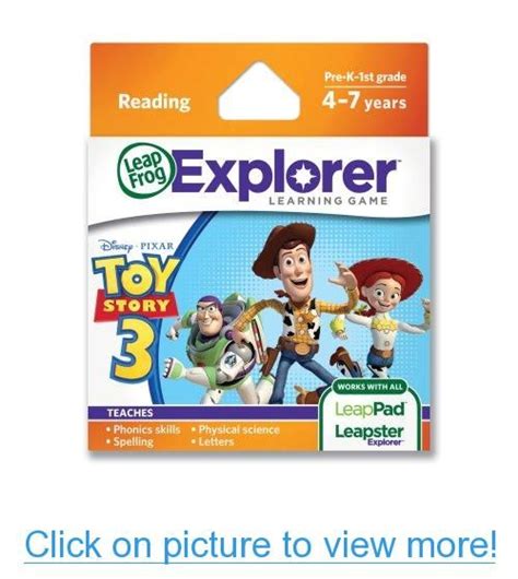 Leapfrog Disney Pixar Toy Story 3 Learning Game Works With Leappad Tablets And Leapstergs