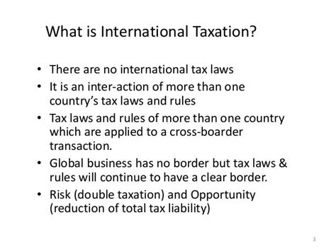 International Taxation